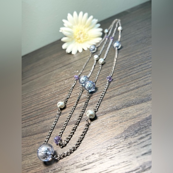 DOUBLE LAYER NECKLACE - Picture 3 of 6